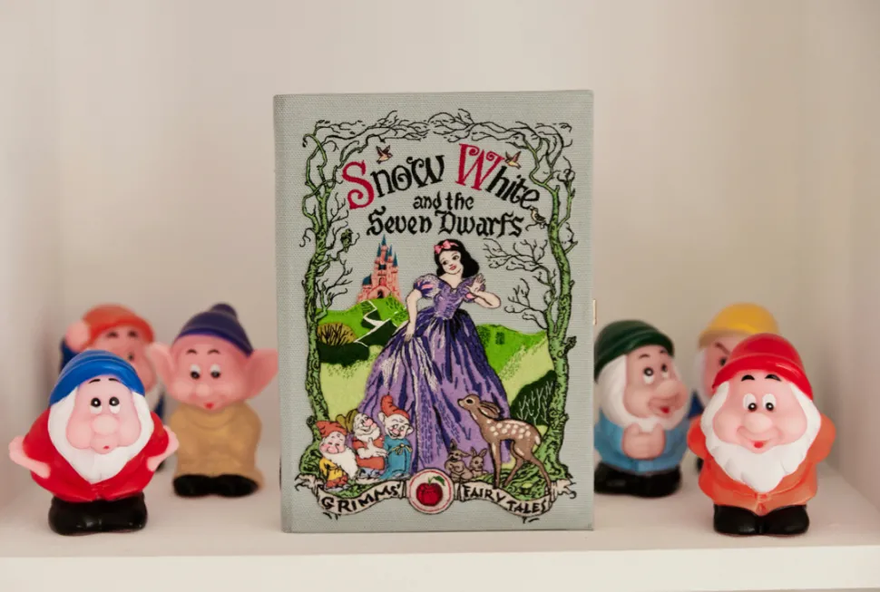 Strapped|Book Clutch<Olympia Le-Tan Snow White (Strapped)