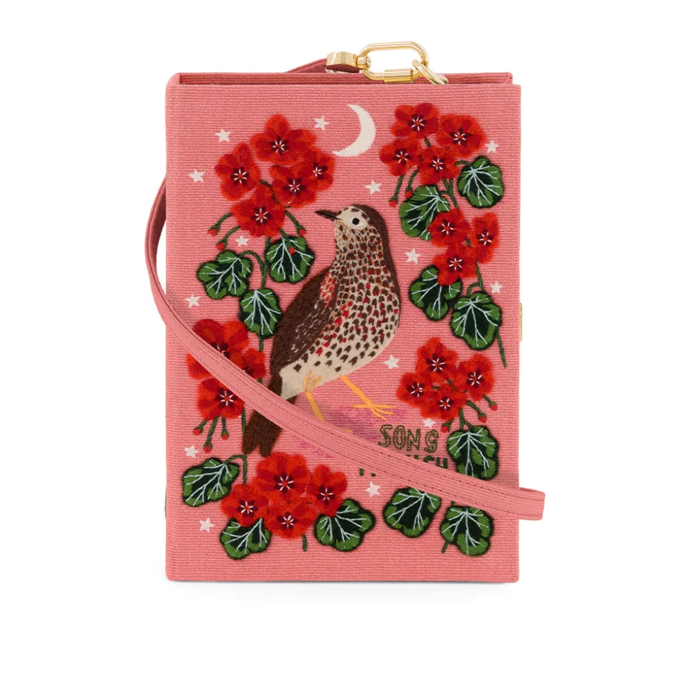 Strapped|Book Clutch<Olympia Le-Tan Song Thrush Bird by Lee Foster Wilson (Strapped)