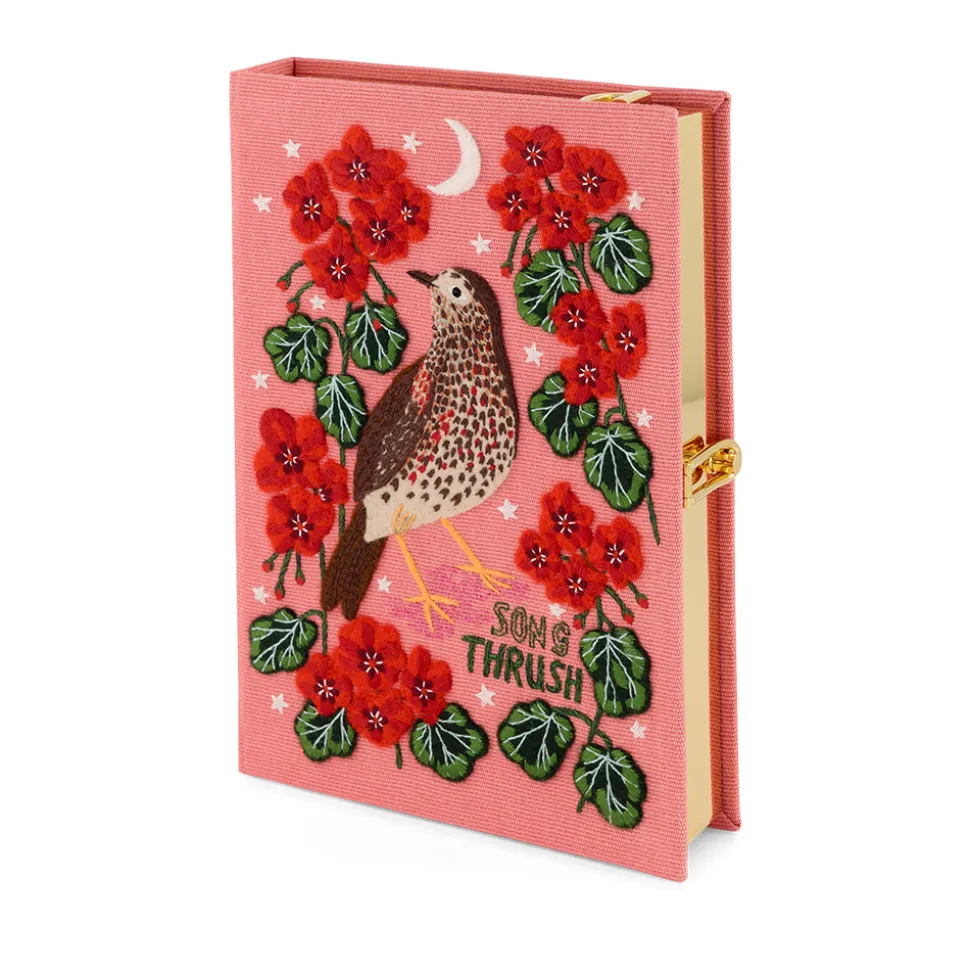 Strapped|Book Clutch<Olympia Le-Tan Song Thrush Bird by Lee Foster Wilson (Strapped)