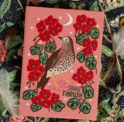 Strapped|Book Clutch<Olympia Le-Tan Song Thrush Bird by Lee Foster Wilson (Strapped)