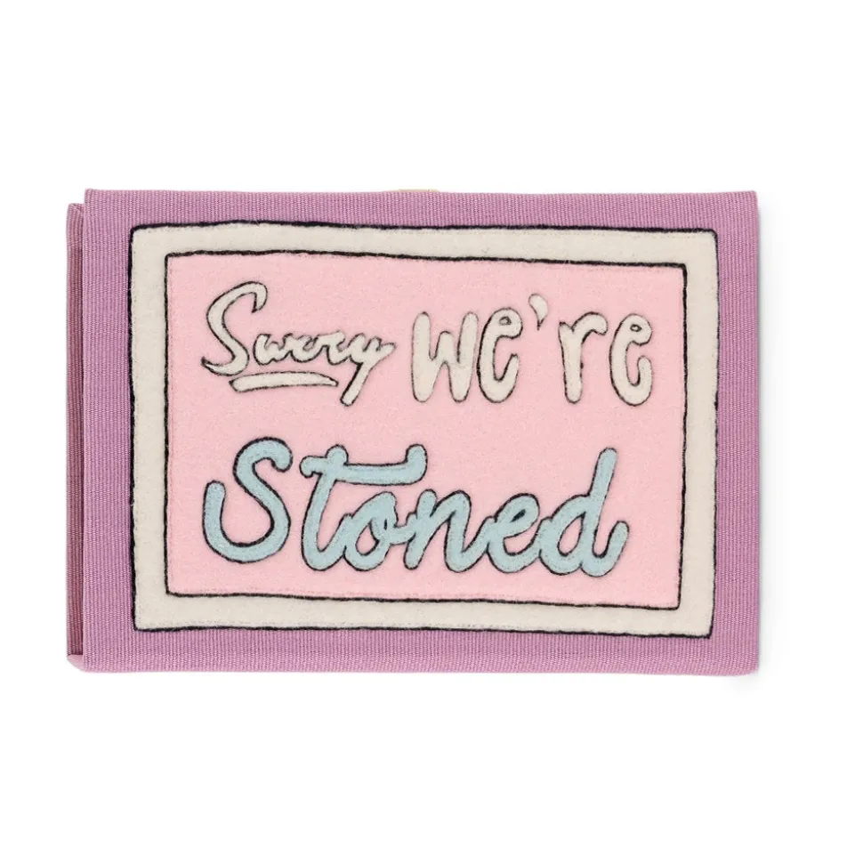 Non-Strapped|Book Clutch<Olympia Le-Tan Sorry We're Stoned
