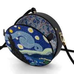 Non-Strapped|Caviar<Olympia Le-Tan Starry Night Van Gogh (Caviar Oversize)