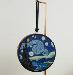 Non-Strapped|Caviar<Olympia Le-Tan Starry Night Van Gogh (Caviar Oversize)