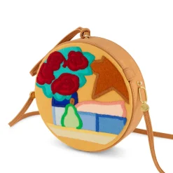 Non-Strapped|Caviar<Olympia Le-Tan Still Life with Four Roses and Pear (Caviar Oversize)
