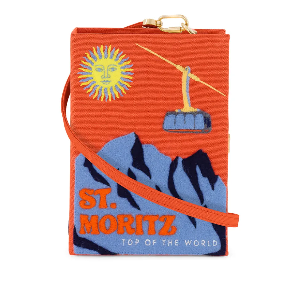 Strapped|Book Clutch<Olympia Le-Tan St Moritz Orange (Strapped)