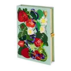 Non-Strapped|Book Clutch<Olympia Le-Tan Strawberry Holly Ovenden