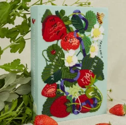 Non-Strapped|Book Clutch<Olympia Le-Tan Strawberry Holly Ovenden