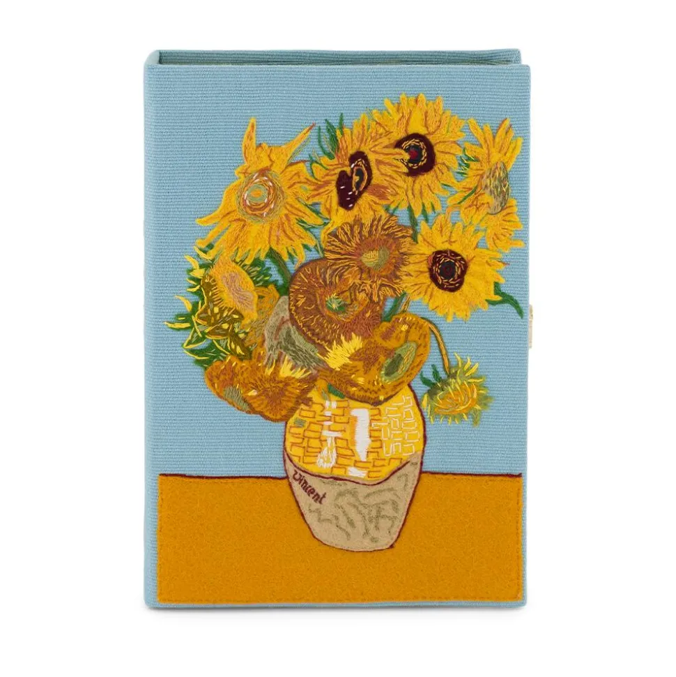 Non-Strapped|Book Clutch<Olympia Le-Tan Sunflowers