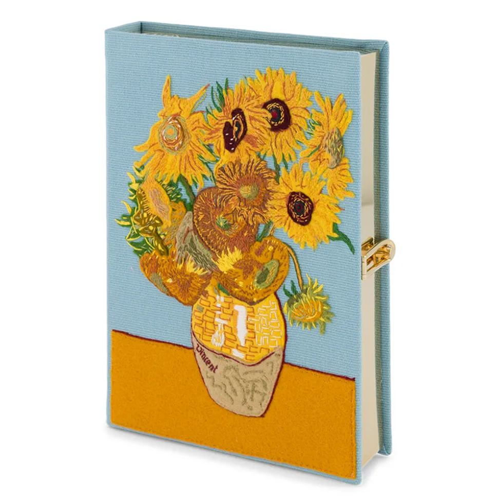 Non-Strapped|Book Clutch<Olympia Le-Tan Sunflowers