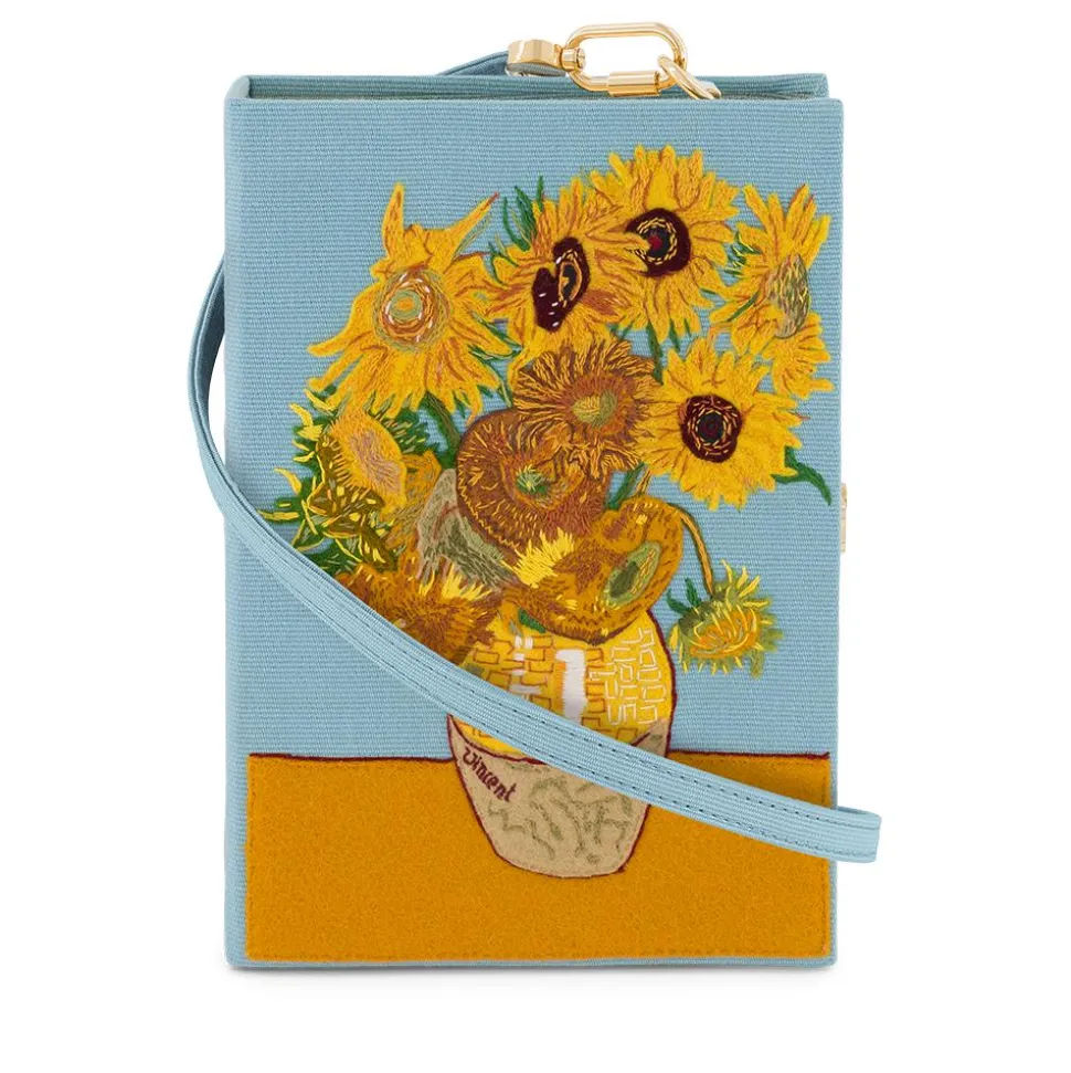 Strapped|Book Clutch<Olympia Le-Tan Sunflowers (Strapped)