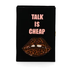 Non-Strapped|Book Clutch<Olympia Le-Tan Talk is Cheap Lips
