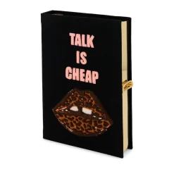 Non-Strapped|Book Clutch<Olympia Le-Tan Talk is Cheap Lips