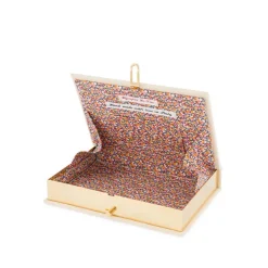 Strapped|Mini Book Clutch<Olympia Le-Tan The Art of Happy Marriage White (Mini – Strapped)