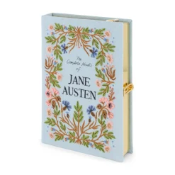 Strapped|Book Clutch<Olympia Le-Tan The Complete Novels of Jane Austen (Blue – Strapped)