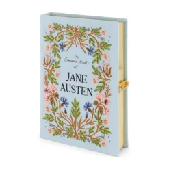 Non-Strapped|Book Clutch<Olympia Le-Tan The Complete Novels of Jane Austen (Blue)