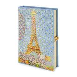 Non-Strapped|Book Clutch<Olympia Le-Tan The Eiffel Tower Seurat Blue