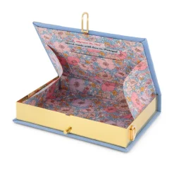 Strapped|Book Clutch<Olympia Le-Tan The Eiffel Tower Seurat Blue (Strapped)