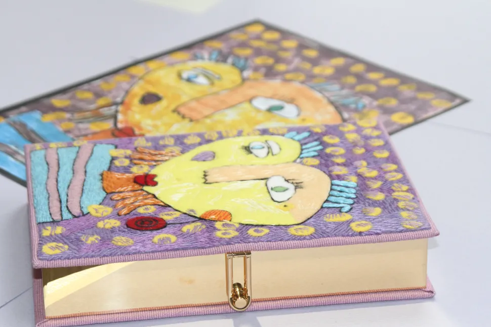 Strapped|Book Clutch<Olympia Le-Tan The Girl (Strapped)