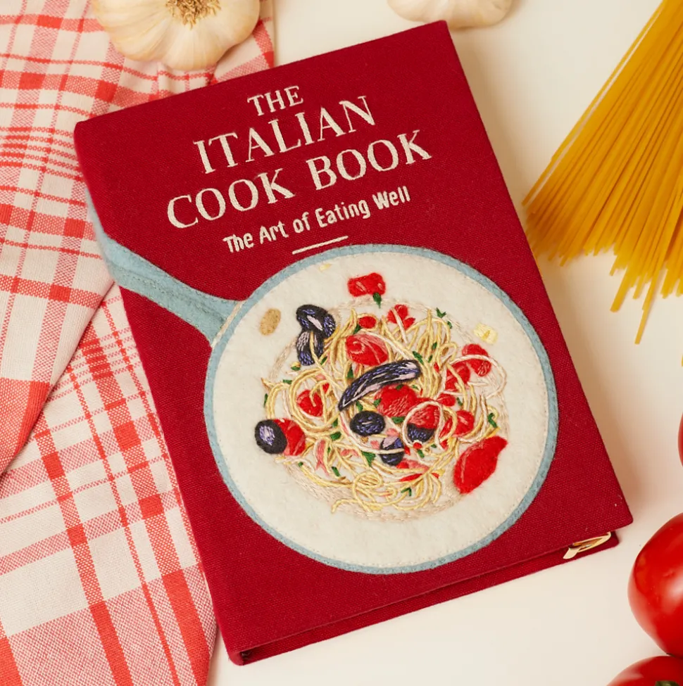 Non-Strapped|Book Clutch<Olympia Le-Tan The Italian Cook Book