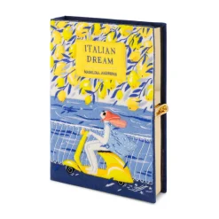 Non-Strapped|Book Clutch<Olympia Le-Tan The Italian Dream by Madalina Andronic