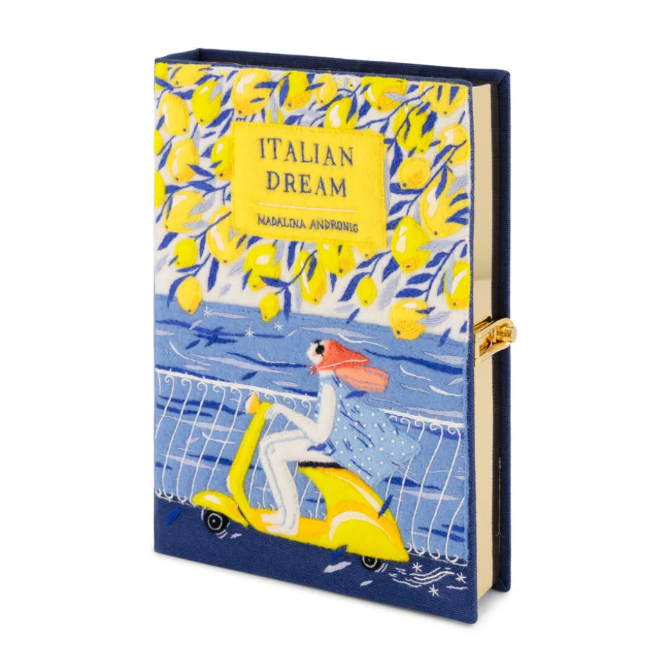 Non-Strapped|Book Clutch<Olympia Le-Tan The Italian Dream by Madalina Andronic