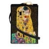 Strapped|Book Clutch<Olympia Le-Tan The Kiss Klimt Black (Strapped)