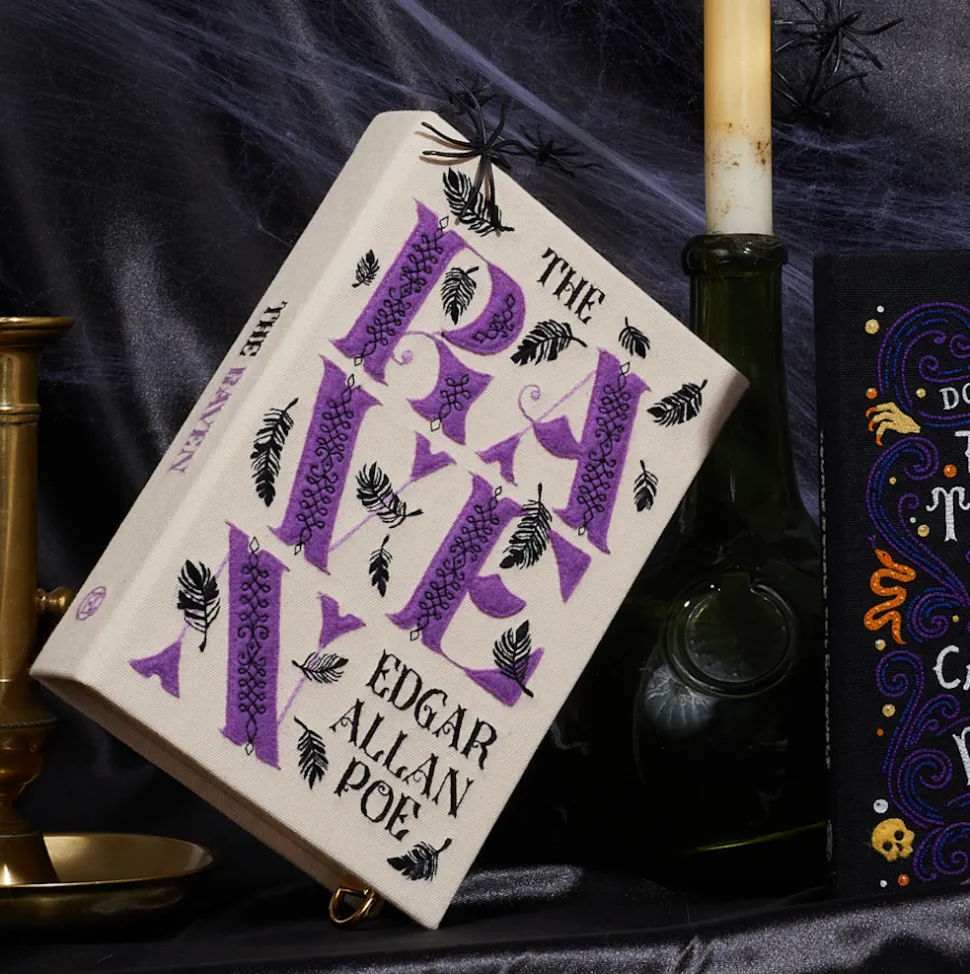 Non-Strapped|Book Clutch<Olympia Le-Tan The Raven Edgar Allan Poe by Jenny Zemanek