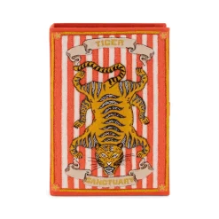 Non-Strapped|Book Clutch<Olympia Le-Tan Tiger Sanctuary