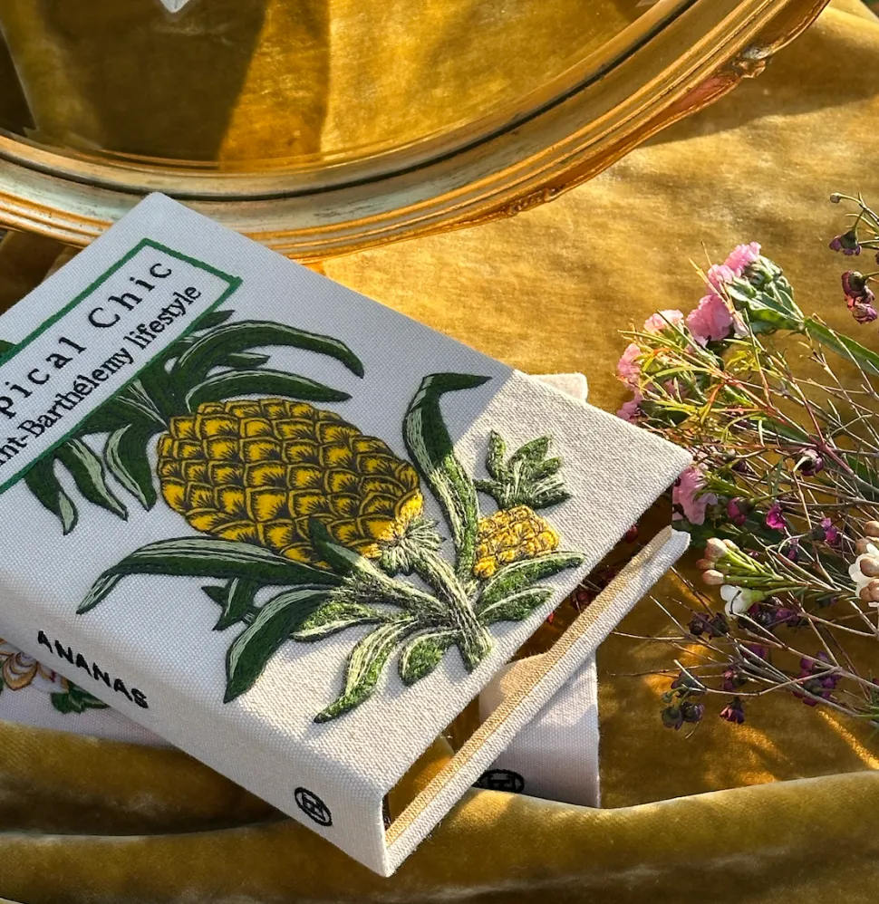 Non-Strapped|Book Clutch<Olympia Le-Tan Tropical Chic