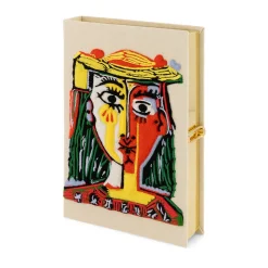 Book Clutch|Non-Strapped<Olympia Le-Tan Tête de femme avec un chapeau à pompons