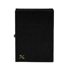 Strapped|Mini Book Clutch<Olympia Le-Tan Van Gogh Black (Mini – Strapped)