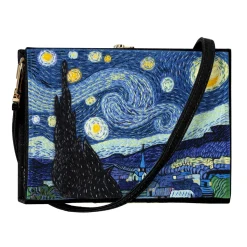 Strapped|Book Clutch<Olympia Le-Tan Van Gogh Black (Strapped)