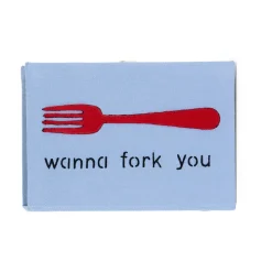 Non-Strapped|Book Clutch<Olympia Le-Tan Wanna Fork You Verena Smit