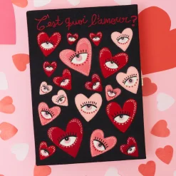 Non-Strapped|Book Clutch<Olympia Le-Tan What is Love?