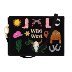 Strapped|Book Clutch<Olympia Le-Tan Wild West (Strapped)