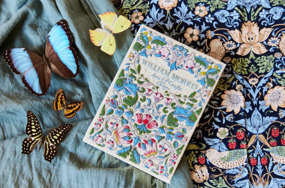 Non-Strapped|Book Clutch<Olympia Le-Tan William Morris Art