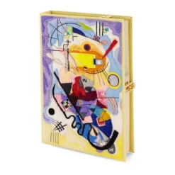Strapped|Book Clutch<Olympia Le-Tan Yellow-Red-Blue (Strapped)