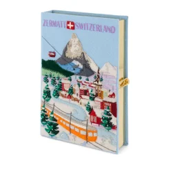 Non-Strapped|Book Clutch<Olympia Le-Tan Zermatt Switzerland