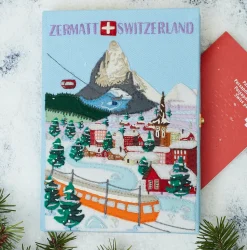 Non-Strapped|Book Clutch<Olympia Le-Tan Zermatt Switzerland